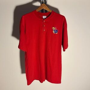 Kansas University Button Up Shirt 🔴🔵